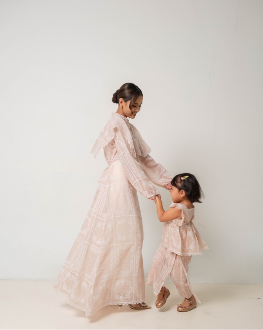 AIRA Cape Dress in Blossom