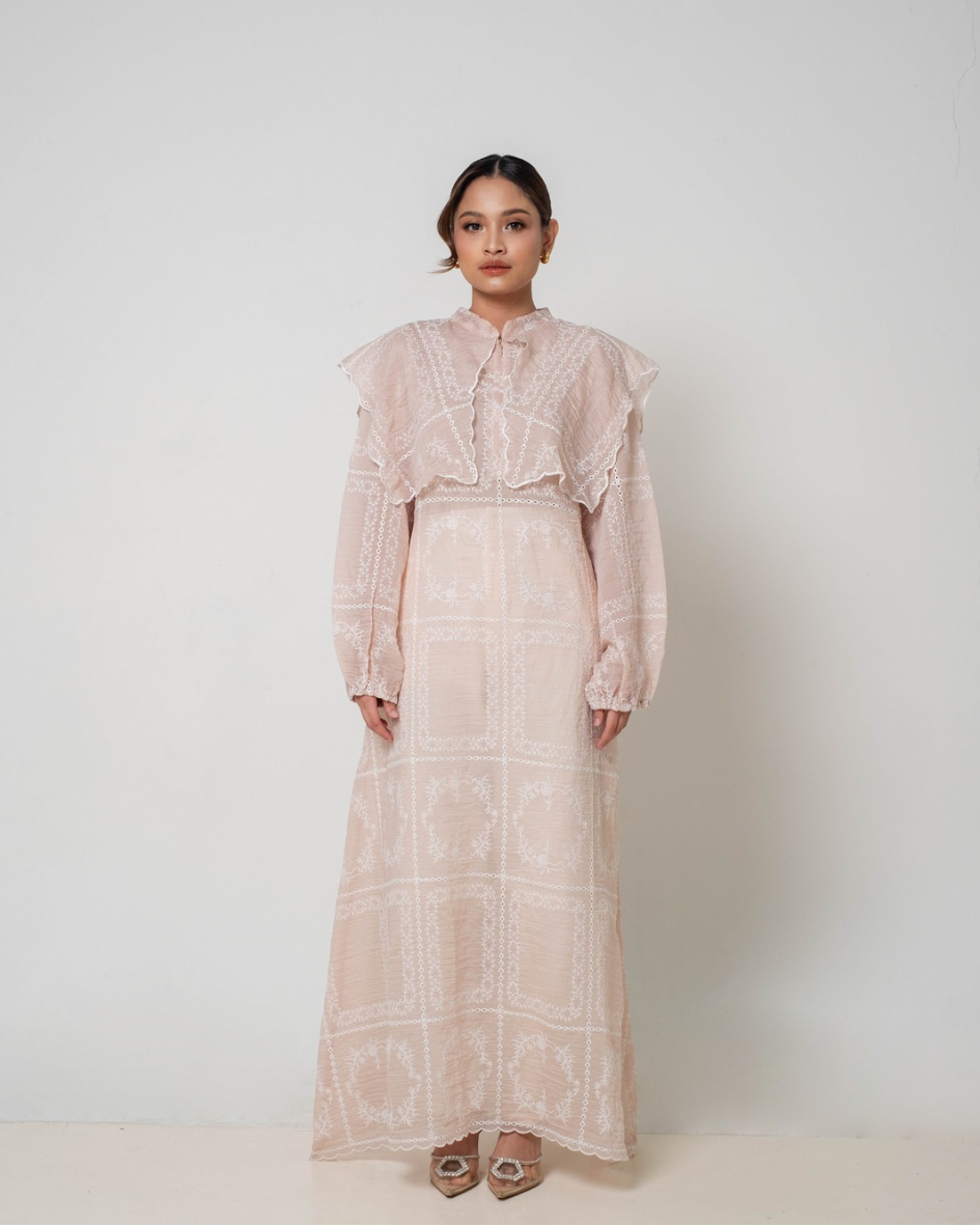 AIRA Cape Dress in Blossom