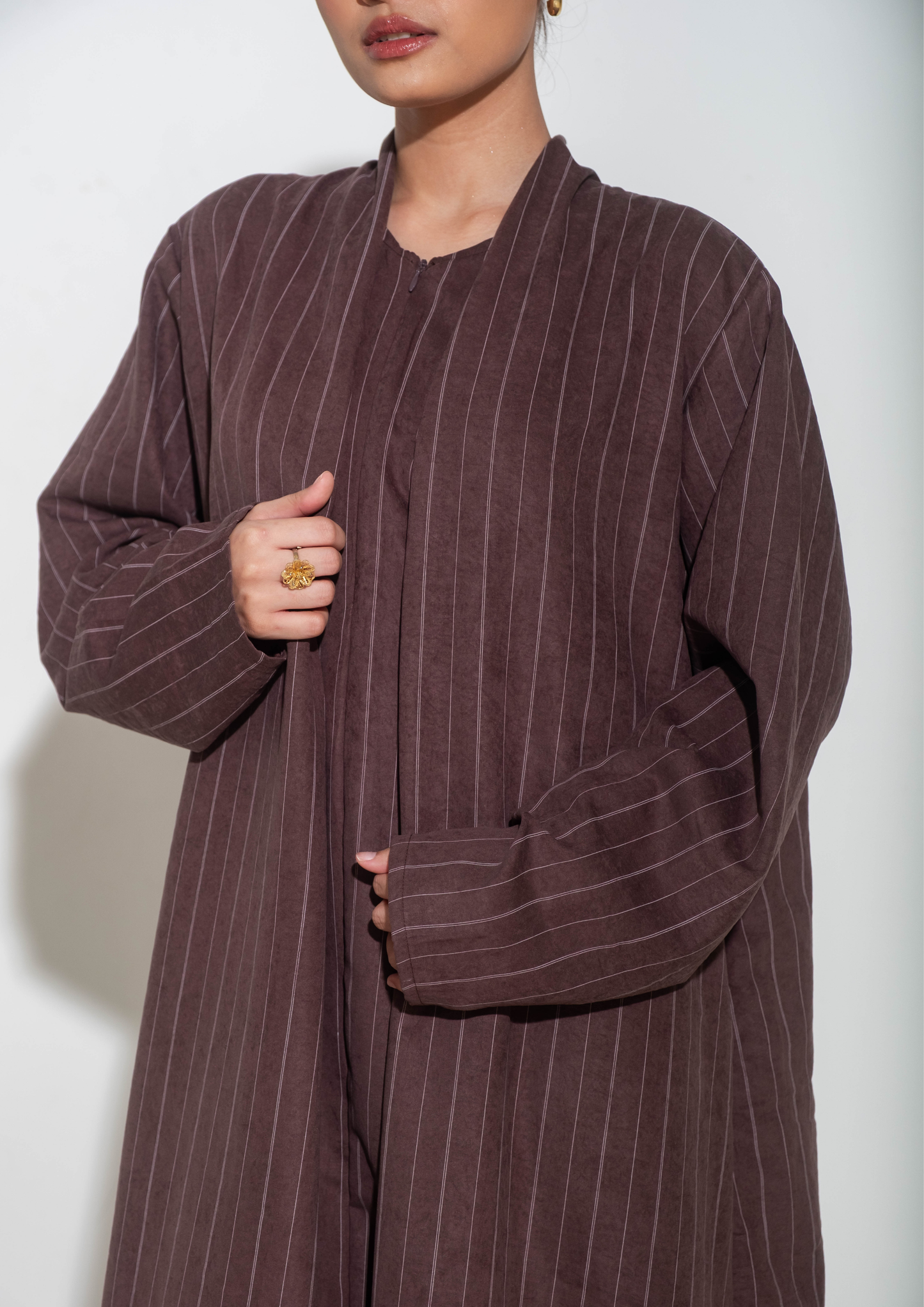 MIWA Abaya in Brown