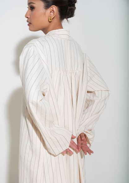 MIWA Abaya in Ivory