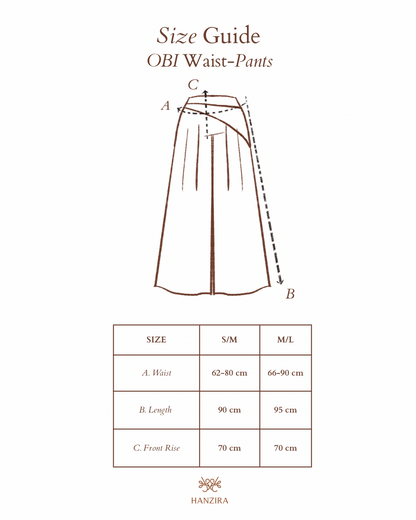 Obi-Waist Pants