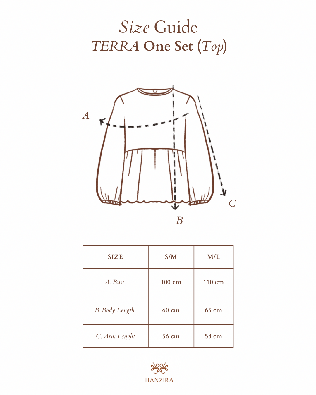 TERRA One Set (Blouse & Skirt)