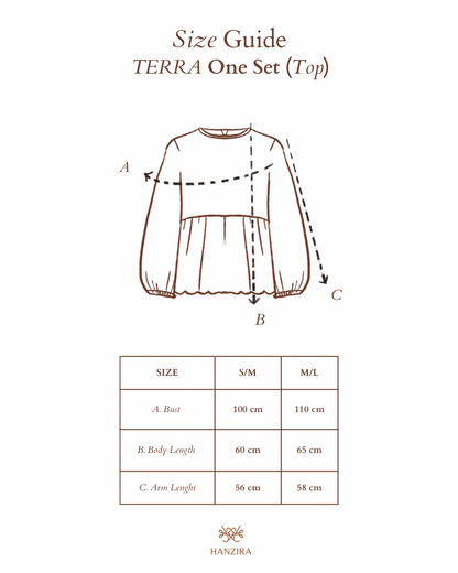 TERRA One Set (Blouse & Skirt)