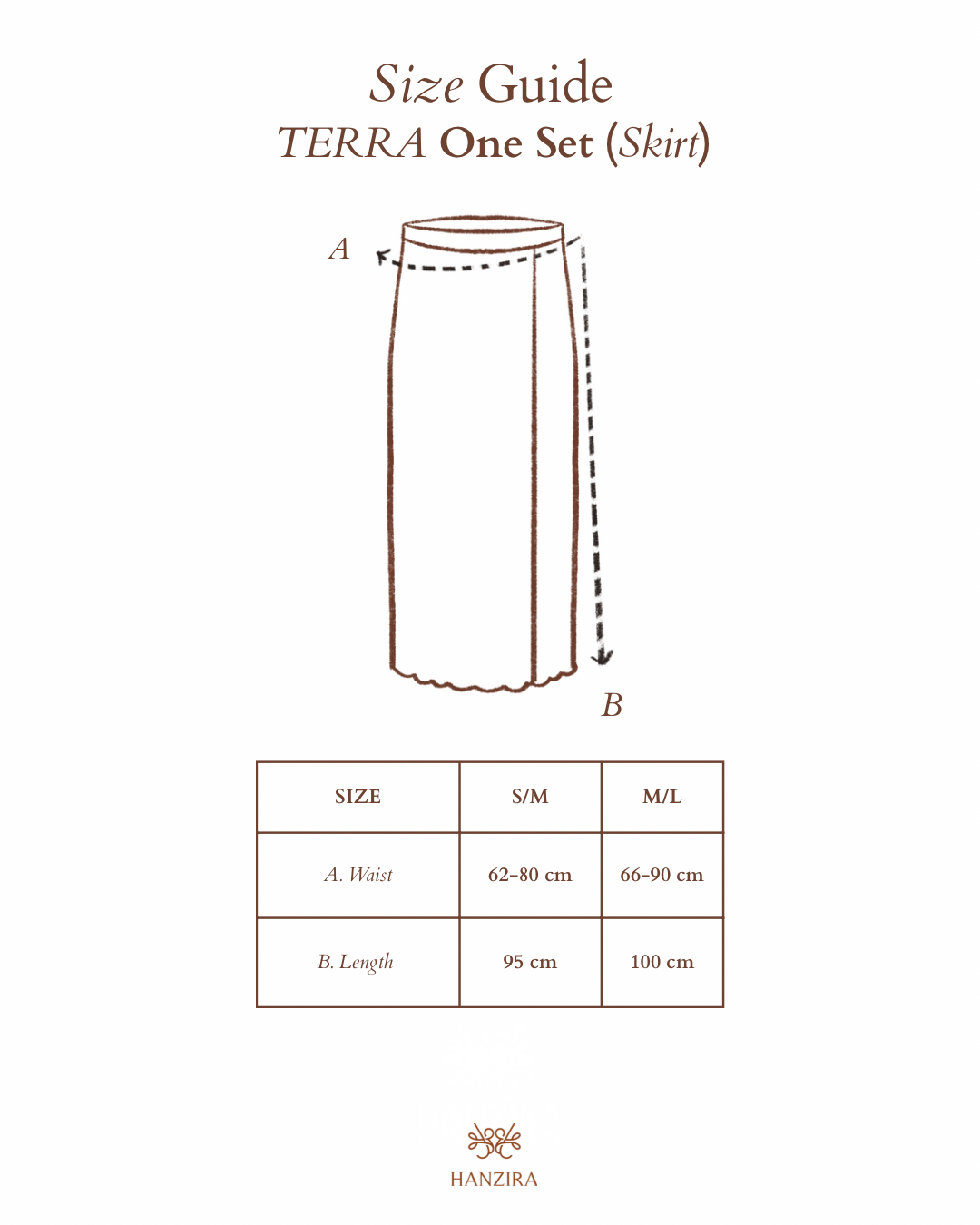 TERRA One Set (Blouse & Skirt)